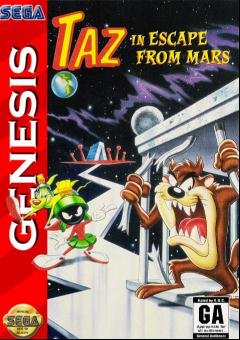 Taz in Escape from Mars